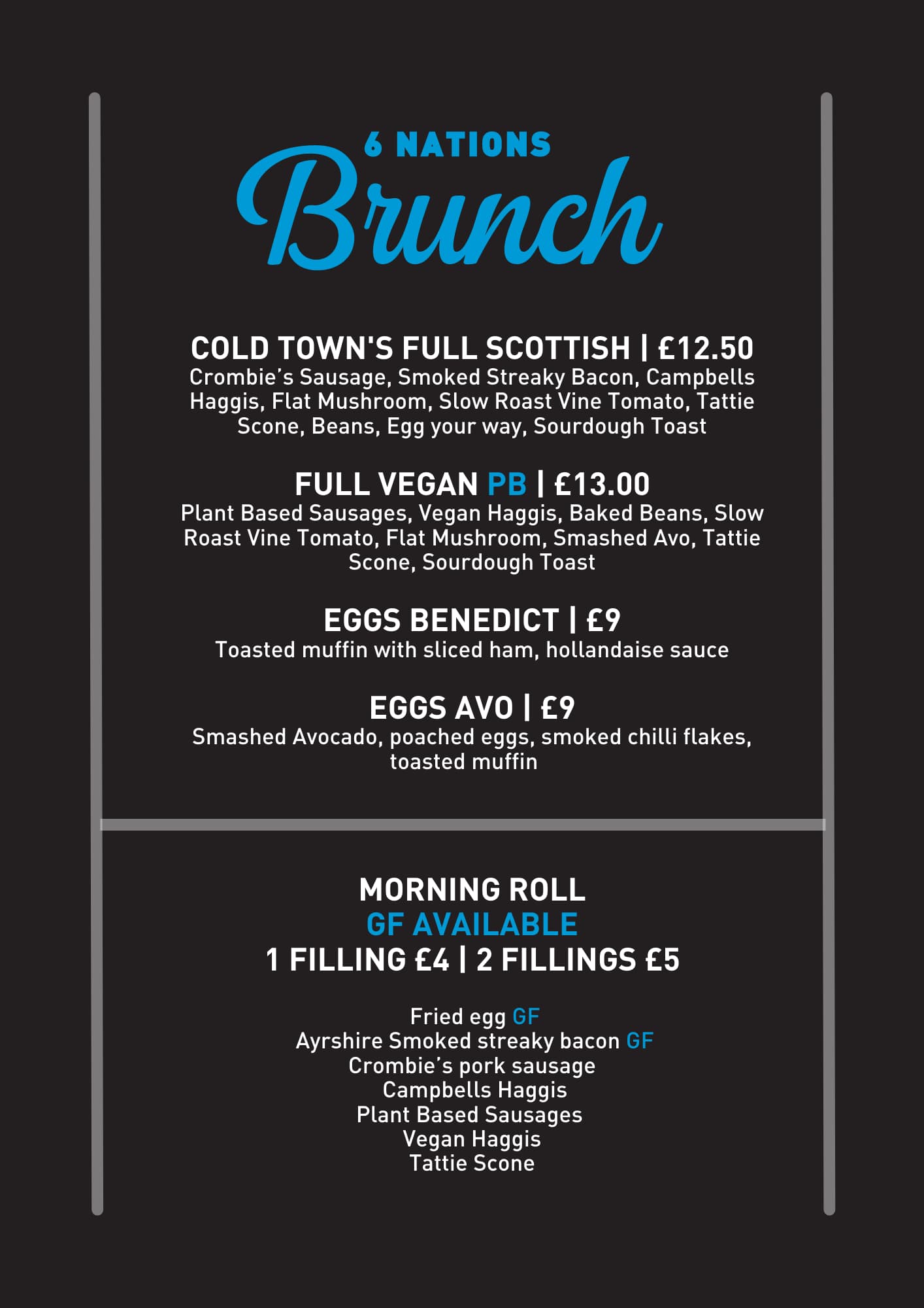 Brunch in Edinburgh for the Six Nations