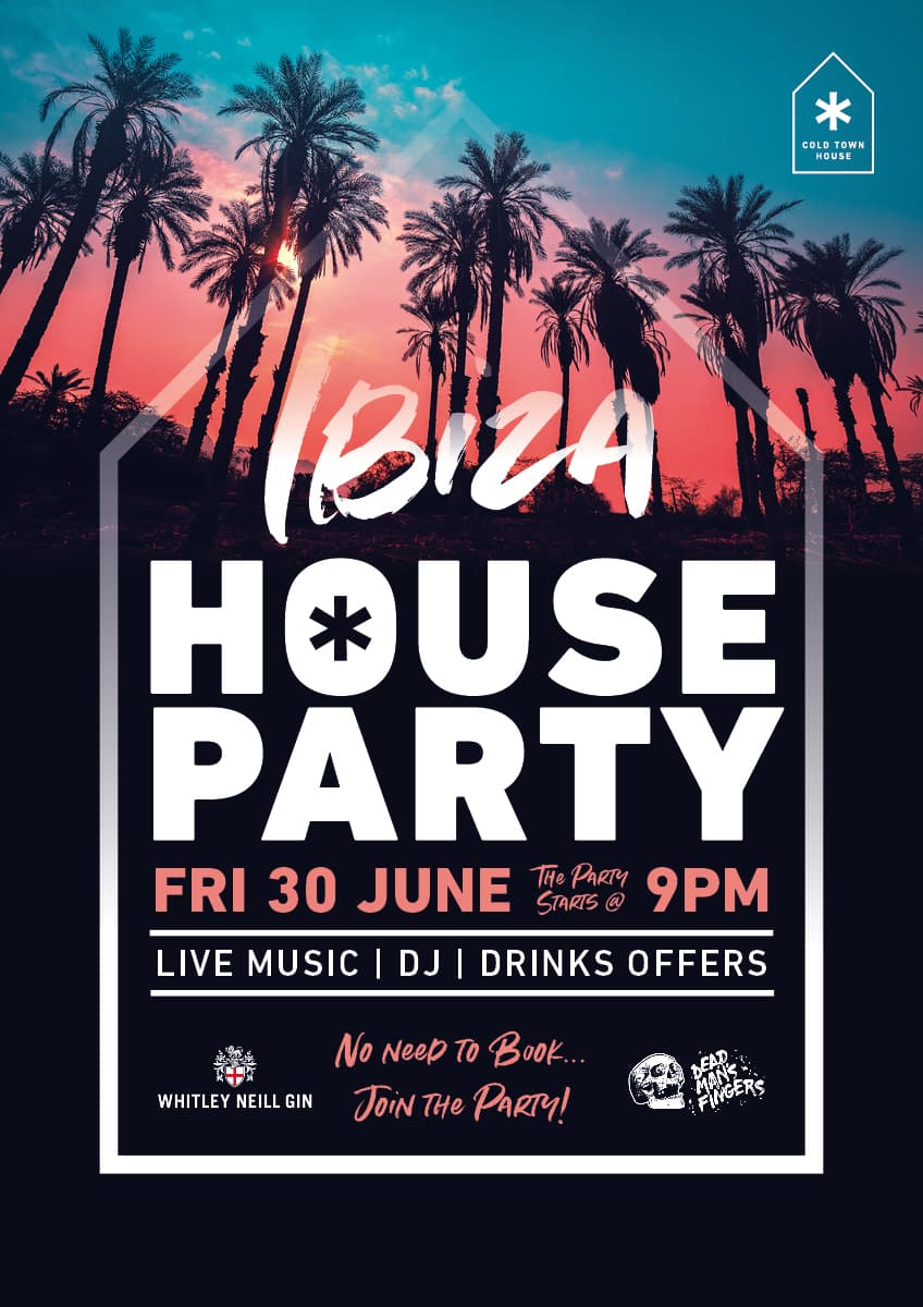 Ibiza June House Party Bar Edinburgh